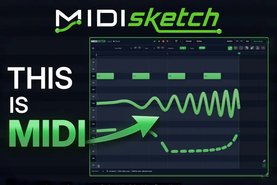 MIDI表情编辑器-MIDISketch