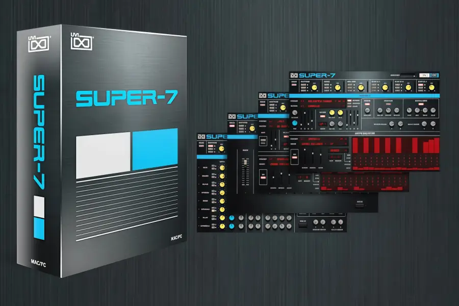 复古电子音乐音源-UVI Soundbank Super-7