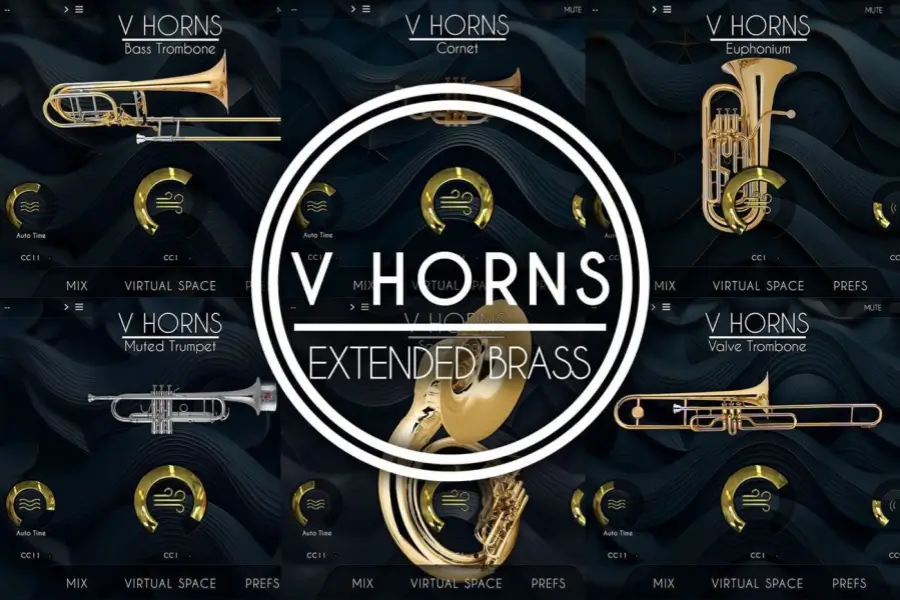 采样建模铜管乐音源-UVI Soundbank Acousticsamples VHorns Brass Section