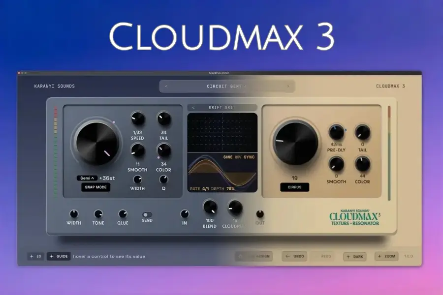 纹理共振效果插件-Karanyi Sounds Cloudmax 3