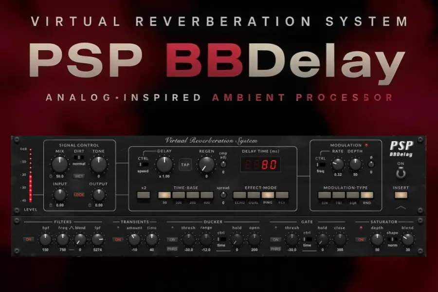 复古模拟延迟效果器-PSPaudioware PSP BBDelay