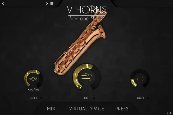 建模采样低音萨克斯-UVI Soundbank VHorns Baritone Saxophone