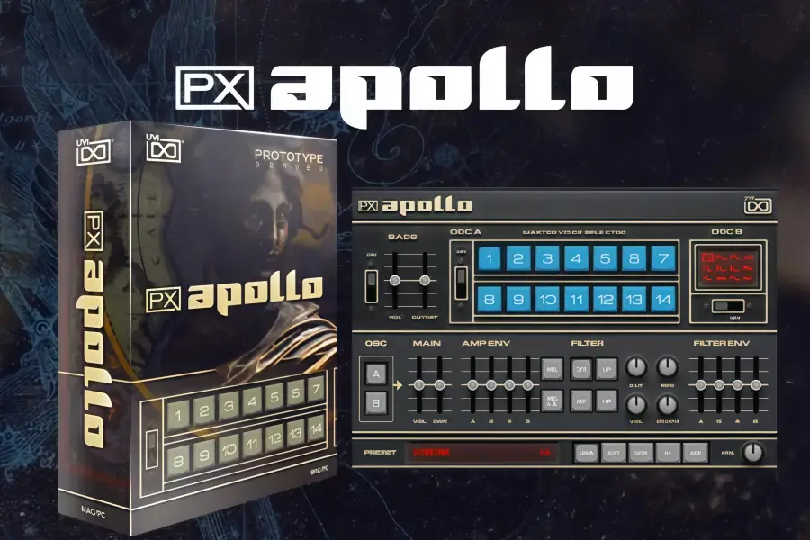 多复音模拟合成器-UVI Soundbank PX Apollo