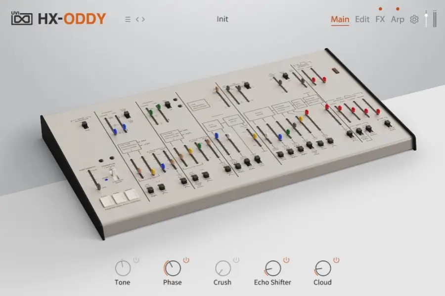 典复古合成器-UVI Soundbank HX-Oddy