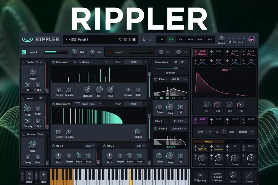 建模减法混合合成器-reFX Rippler