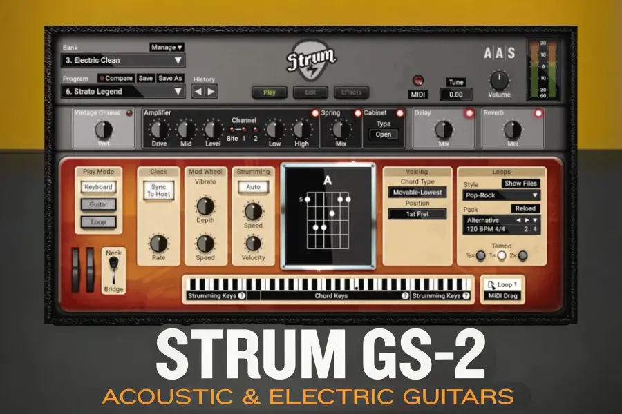 建模扫弦吉他-Applied Acoustics Systems STRUM GS-2