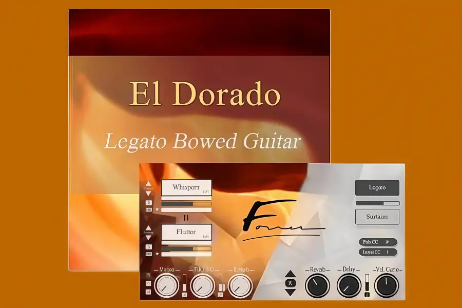 电吉他弓奏音源-David Forner El Dorado Legato Bowed Guitar KONTAKT