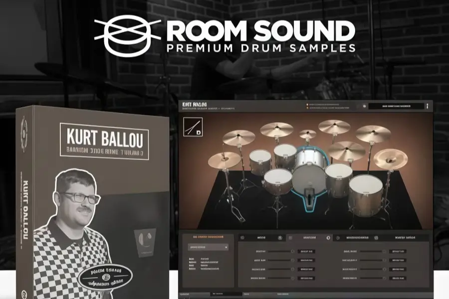 现代金属摇滚重型鼓-Room Sound Kurt Ballou Signature Series Drums Vol 2 KONTAKT