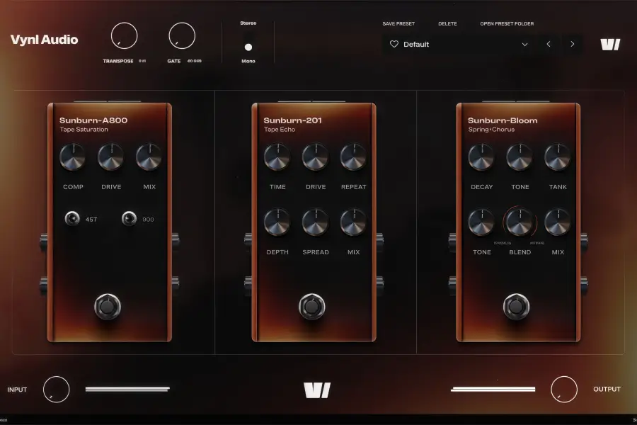 吉他贝斯效果器-Vynl Audio Sunburn