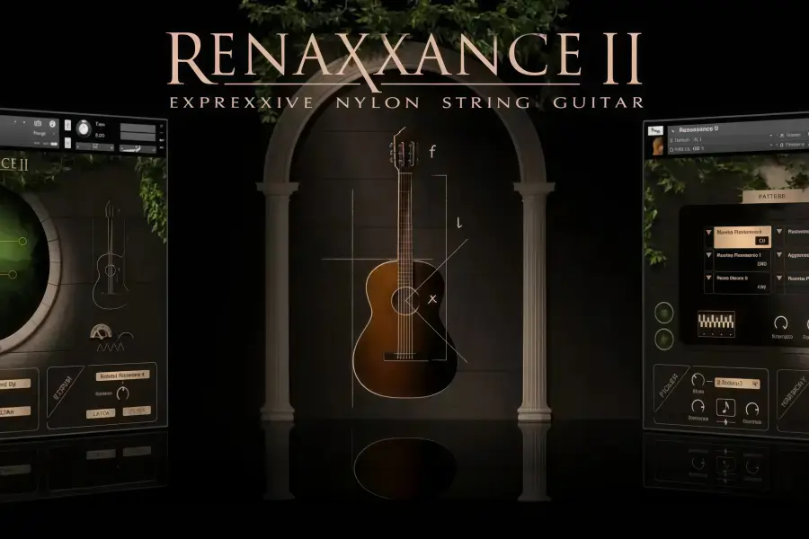 尼龙吉他-Indiginus Renaxxance II Exprexxive Nylon String Guitar KONTAKT