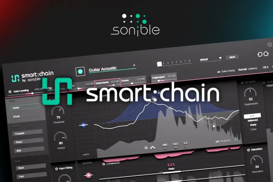 AI智能通道条-Sonible Smart chain