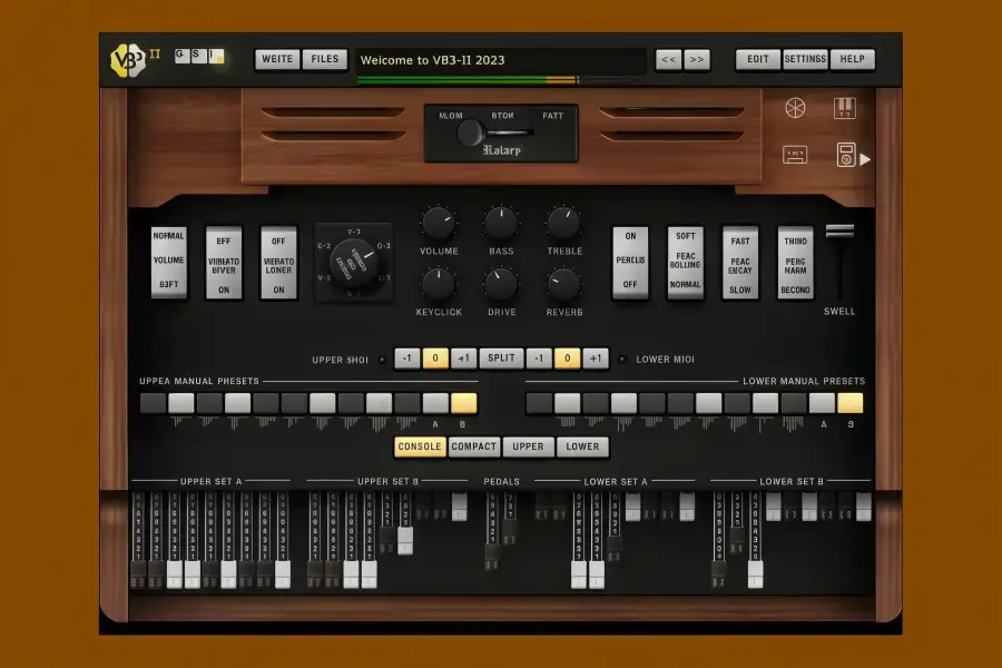 建模电磁音轮风琴-Genuine Soundware VB3-II
