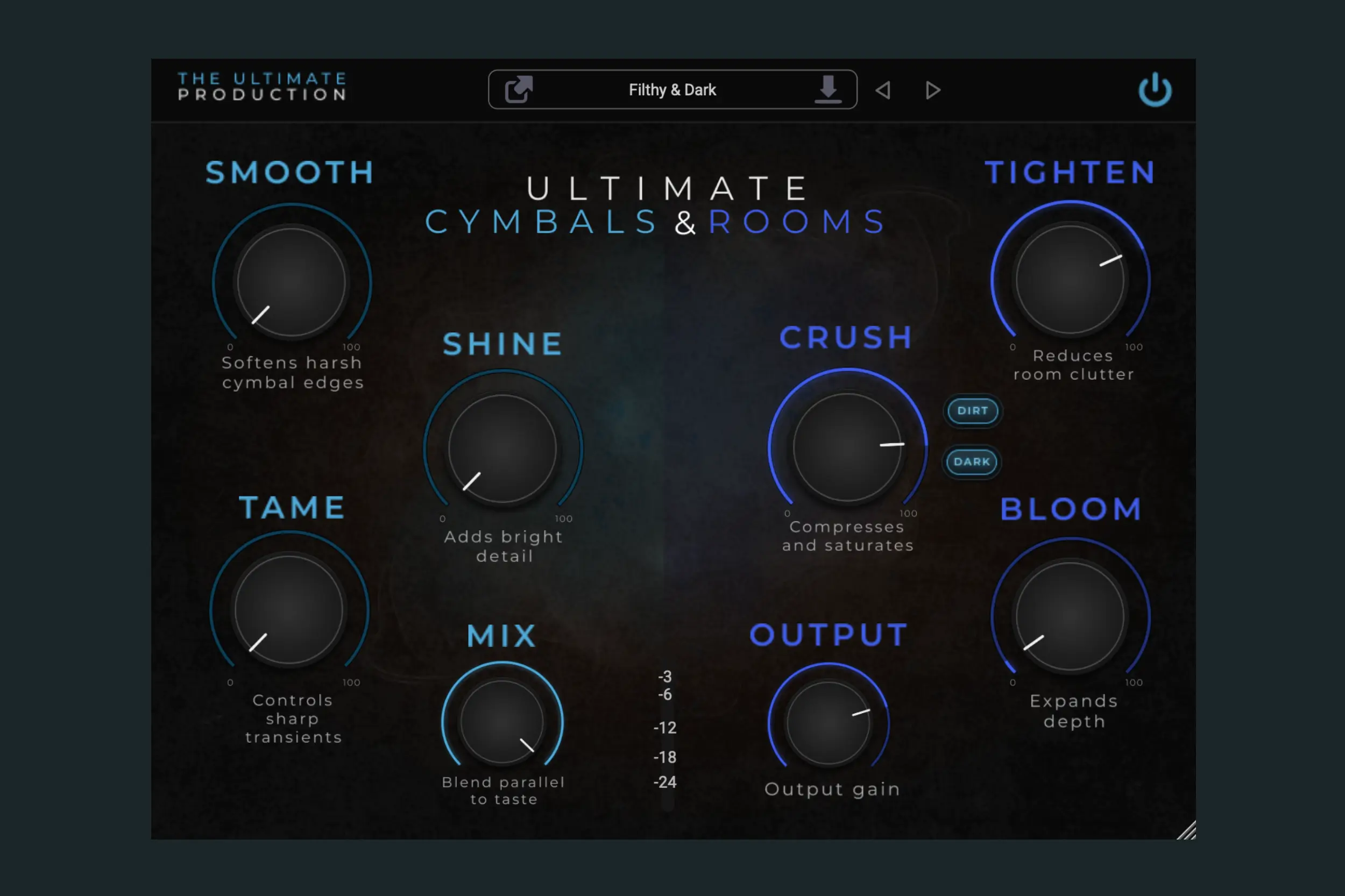 鼓混音插件-UThe Ultimate Production Ultimate Cymbals And Rooms