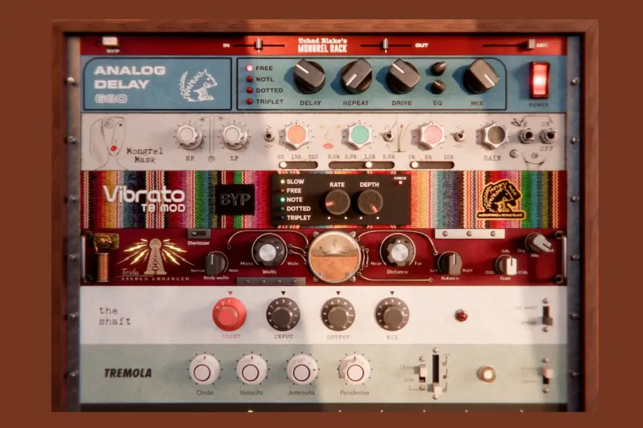 意效果器机架通道条-Audiopunks Mongrel Rack