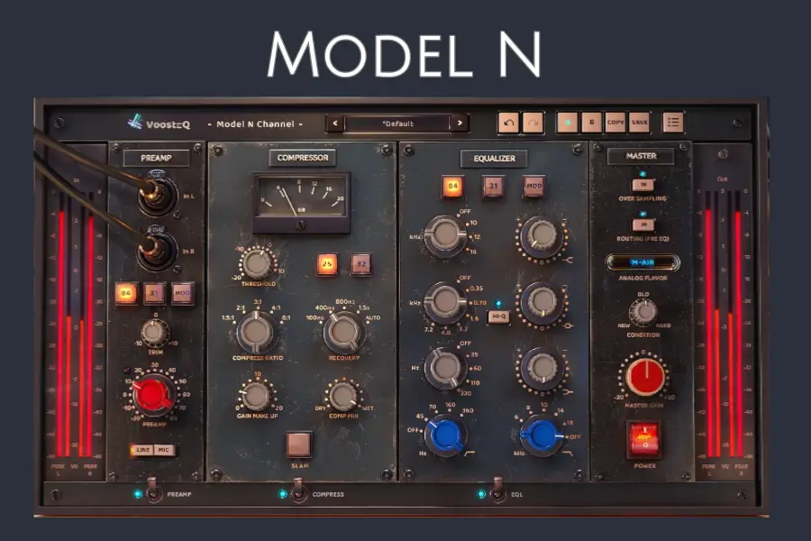 尼夫模拟硬件通道条-VoosteQ Model N Channel