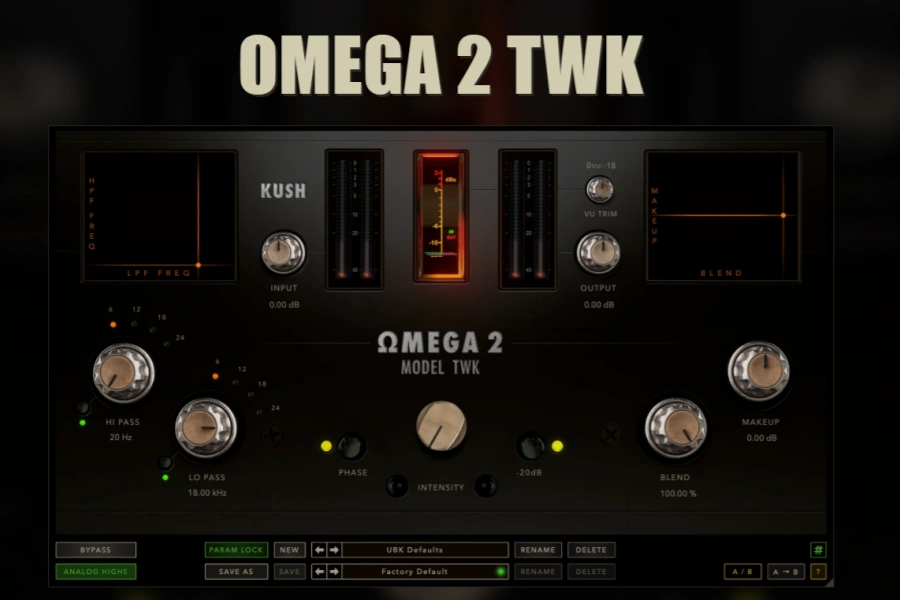 老式晶体管饱和染色-Kush Audio Omega 2 TWK