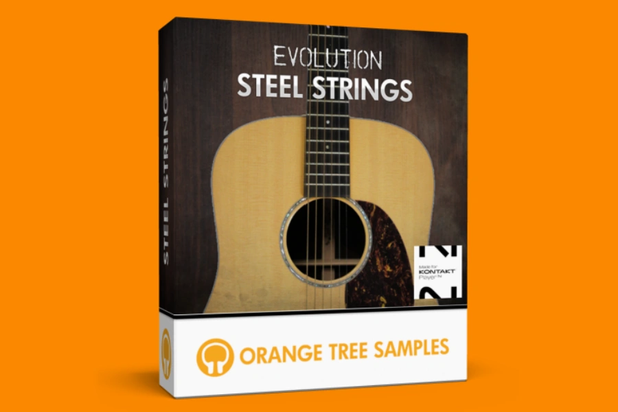 钢弦木吉他-Orange Tree Samples Evolution Steel Strings KONTAKT